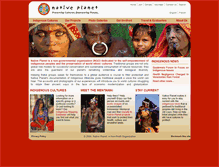 Tablet Screenshot of nativeplanet.org